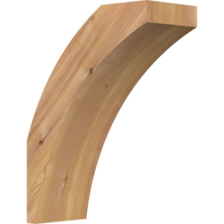 5 1/2"W x 12"D x 16"H Thorton Smooth Knee Brace, Western Red Cedar